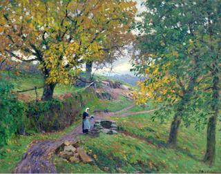 Laundress in Creuse