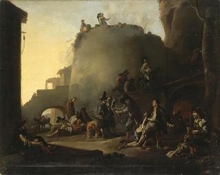 Scene from the Life of Tramps (Lazzaroni)
