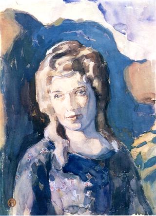 Portrait of a Lady in Blue