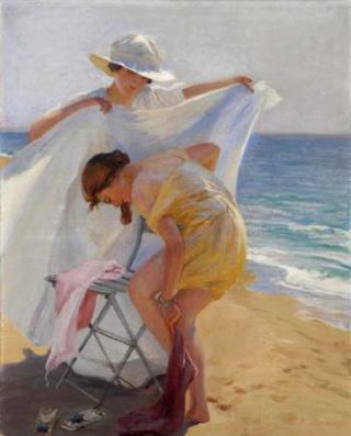 After Bathing in the Sea