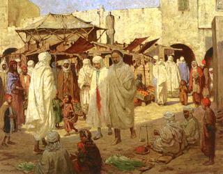 A Market in Biskra, Algeria