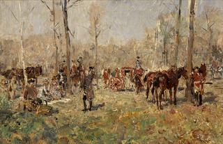 Horsemen in the Forest