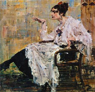 Woman with a Cigarette