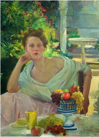 Woman in the garden