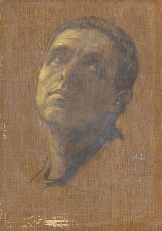 Head of a Man with Upturned Eyes