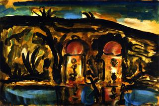 Paysage Africain. Pour Ubu