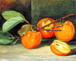 Japanese Persimmon or Kaki Fruit