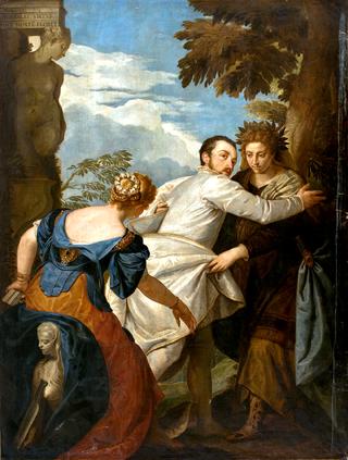 The Choice Between Virtue and Vice (after Veronese)
