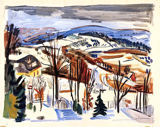 Winter Landscape in Silesia