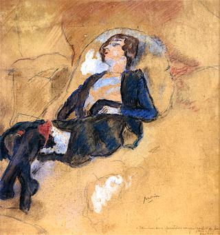 Hermine with Red Garters