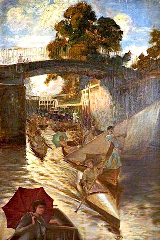 Boulter's Lock, Sunday Afternoon (study)