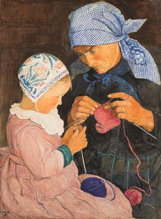 The Knitting Lesson