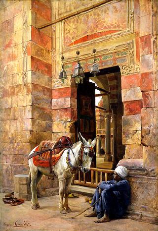 Outside the Mosque