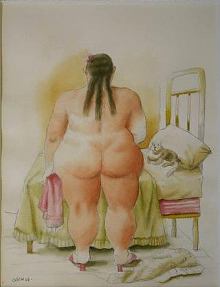 Woman Undressing