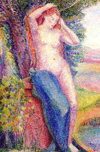 Bather Fixing Her Hair