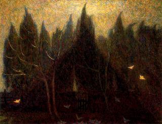 Cypresses and Pigeons