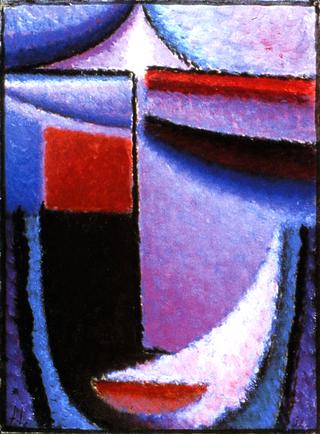 Abstract Head: Amethyst
