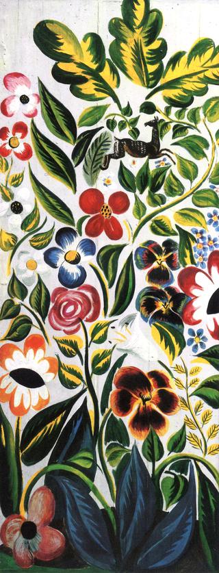 Floral Decoration for a Door