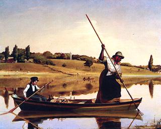 Eel Spearing at Setauket