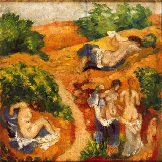 Four Nudes in a Landscape