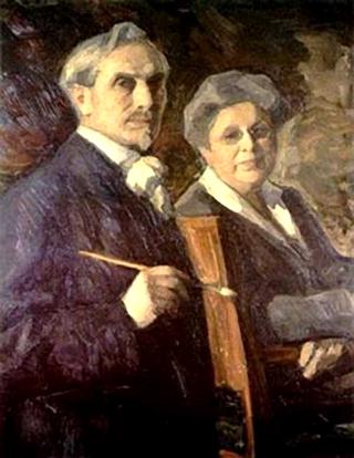 Self Portrait with Wife