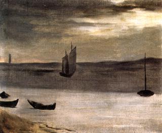 The Bay of Arcachon and Lighthouse on Cape Ferret