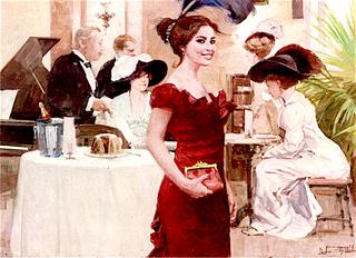 Woman in Red