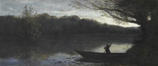 Boatman Approaching a Shore