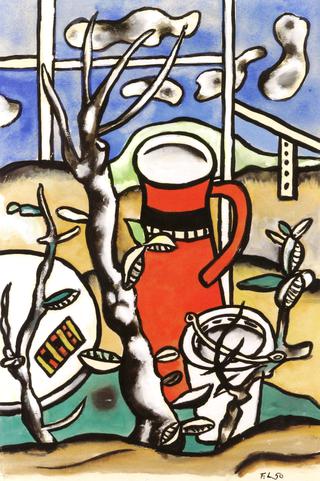 Still Life with Red Pitcher