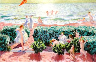 Beach with Kite