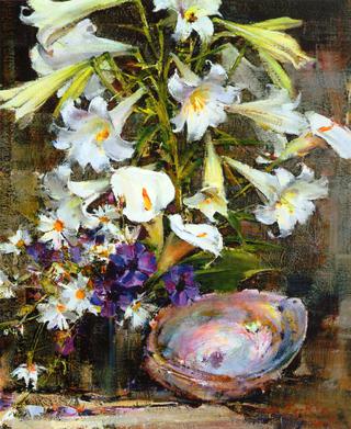 Lilies with a Shell