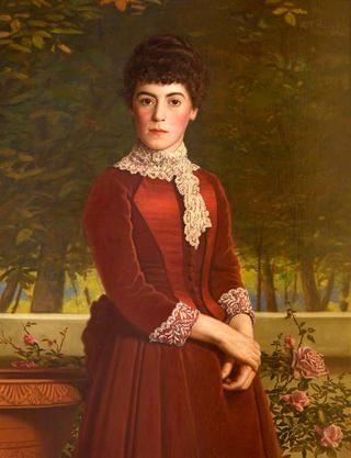 Portrait of a Woman in Red