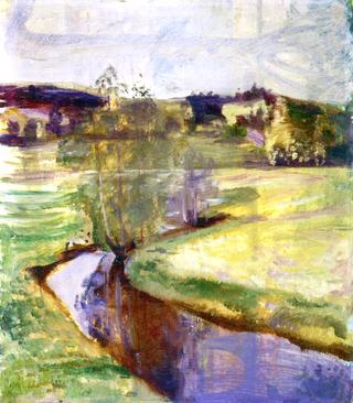 Norwegian Spring Landscape
