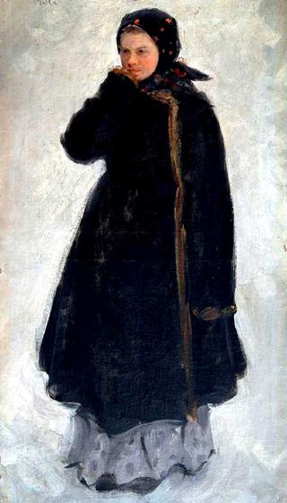 Girl with a Blue Headscarf