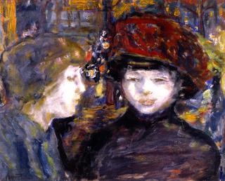 On the Street, Two Figures