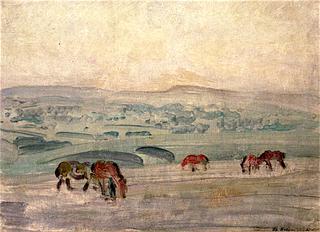 Ponies in a Landscape