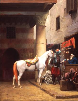 Arab Purchasing a Bridle