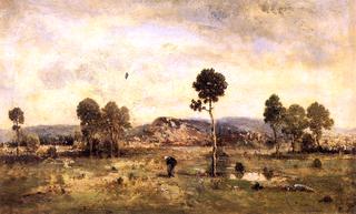 Landscape with Pine Tree