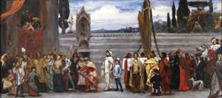 Sketch for 'Cimabue's Celebrated Madonna is Carried in Procession through the Streets of Florence