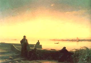 Mhitarists on island of St. Lazarus
