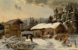 Farmhouse in Winter