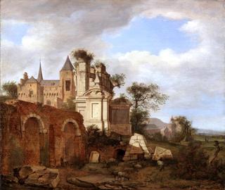 Ideal Landscape with a Romanesque Church