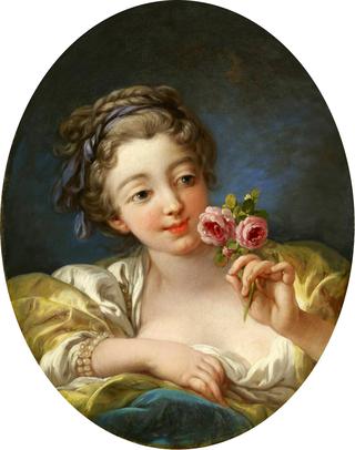 Girl with Roses
