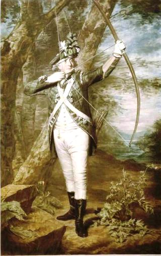 Dr Nathaniel Spens in the uniform of the Royal Company of Archers