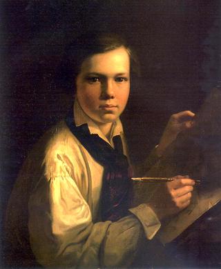 Portrait of the Artist's Son at the Easel