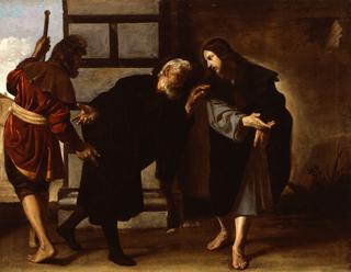 Christ and Two Followers on the Road to Emmaus