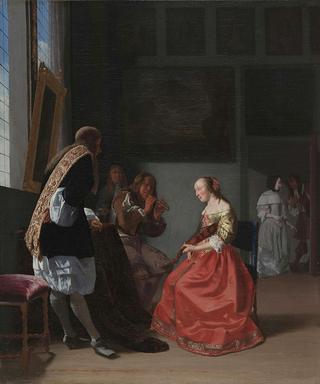 Musical Company in an Interior