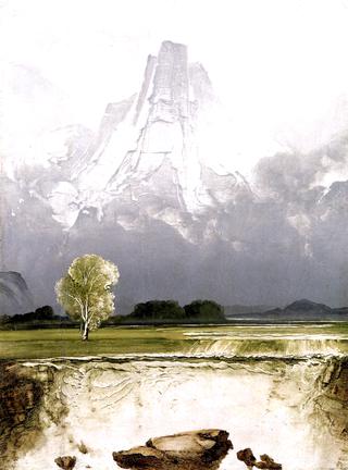 Mount Stetind with Birch