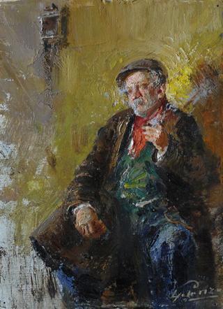 Old Man Seated