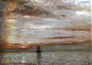 Sunset , The Lions Mouth, Surnam Dutch Guiana